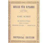 Méthodes et pédagogie UNIVERSAL EDITION SCHEIT KARL - PREMIERES ETUDES Guitare acoustique G