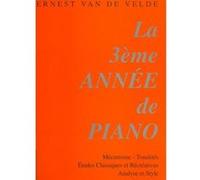 Van De Velde - Méthode Rose 3ème Année - Piano