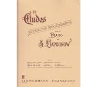 Méthodes et pédagogie ZIMMERMANN LIAPOUNOV - 12 ETUDES D'EXECUTION TRANSCENDANTES OP.11 (N°1-3) Piano G