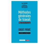 Méthodes générales de travail Réussir les écrits et les oraux - Nathalie Blanc - Lgdj - broché - Etude