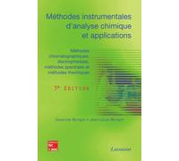 Methodes instrumentales d'analyse chimique et applications m - Burgot - Technique Et Documentation - broché - Livre