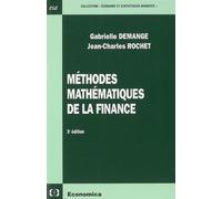 Methodes mathematiques de la finance - Gabrielle Demange - Economica - broché - Etude