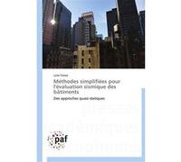 Méthodes simplifiées pour l'évaluation sismique des bâtiments TATAIE-L (Auteur)