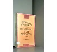 Méthodes statistiques à l'usage des médecins et des biologistes