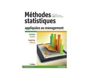 Méthodes statistiques appliquées au management - 2e édition Avec MyLab, 2ème édition - Corrine Hahn - Pearson France - Livre CD-ROM - Scolaire / Universitaire CD