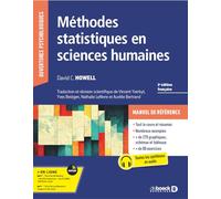 Méthodes statistiques en sciences humaines