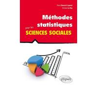 Méthodes statistiques pour les sciences sociales - Flora Chanvril-Ligneel - Ellipses - broché - Etude