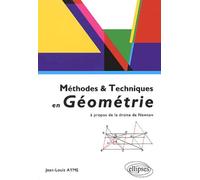 Méthodes et techniques en géométrie : A propos de la droite de Newton