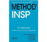Méthod'INSP Anthony Broussillon (Auteur), Florian Paret (Auteur), Vincent Perrot (Auteur), Basile Pierre (Auteur), Xavier Merlin (Collection dirigée par)