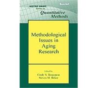 Methodological Issues in Aging Research, Notre Dame on Quantitative Methodology Cindy S. Bergeman (Auteur)