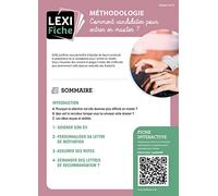 Méthodologie : comment candidater pour entrer en Master ?