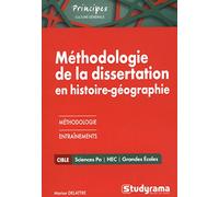 Méthodologie de la dissertation sciences po/hec en histoire-géographie