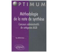 Méthodologie De La Note De Synthèse, Concours Administratifs De Catégories A Et B