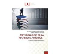 Methodologie de la recherche juridique Initiation et methodes - Jean Salem Israel Marcel KAPYA KABESA - Universitaires Europeennes - broché - Livre