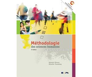 Méthodologie des sciences humaines - 3e édition - Giroux - Erpi - broché - Scolaire / Universitaire