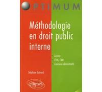 Méthodologie En Droit Public Interne - (Droit Constitutionnel Et Droit Administratif Général)