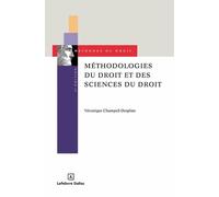 Méthodologies Du Droit Et Des Sciences Du Droit