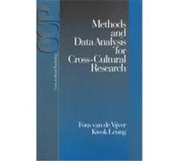 Methods and Data Analysis for Cross-Cultural Research, Cross-Cultural Psychology , Vol 1 Fons J. R. Van De Vijver, Fons J. R. Vijver, Kwok Leung (Auteur)