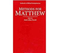 Methods for Matthew, Methods in Biblical Interpretation