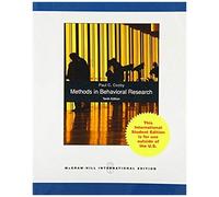 Methods In Behavioral Research