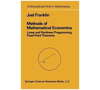 Methods Of Mathematical Economics