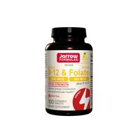 Jarrow Formulas Methyl B-12 1000 mcg & Methyl Folate 400 mcg, Lemon - 100 Comprimés à Croquer