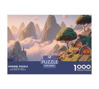 Meticulous Brushwork 1000 Pcs Carton Premium Coffret De Puzzles Alpine Hobbit-Style Cottage Stimulant Et Éducatif Jeu Créatif Puzzles pour Adultes Et Enfants 38x26cm/1000pcs