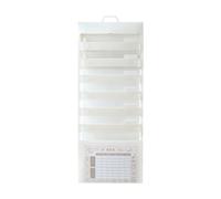 MetieFasia Classeur Extensible avec 6 Poches pour Porte, Classeur Portable En, Classeur à Courrier, Blanc