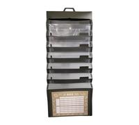 MetieFasia Classeur Extensible avec 6 Poches pour Porte, Classeur Portable En, Classeur à Courrier, Noir