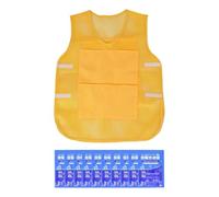 MetieFasia Gilet de Refroidissement Polyvalent avec Blocs Réfrigérants pour Le Jardinage, Les Entrepôts et Les Espaces Extérieurs, Jaune