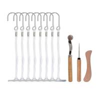 MetieFasia Patron de Couture Suspendu En 11 Pièces, Crochets, Outils, Roulette à Patron, Perforatrice Rotative, Consommables de Sécurité, Ruban de Marquage