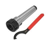 MetieFasia Porte-pince avec Clé, Rallonge Droite pour Perceuse et Fraiseuse, Machine à Cône de Broche