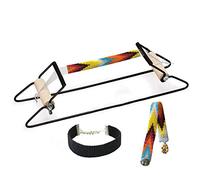 Métier à Perles en Bois & Acier Inoxydable - Set de Tissage de Perles pour Machine à Tricoter, Bijoux, Bracelets, Bricolage