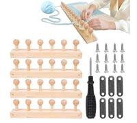 Métier à pour des couvertures - Métier à tricoter à la main, outil de bricolage portable et amovible, équipement de bricolage professionnel et de loisirs | Accessoire de tissage pratique