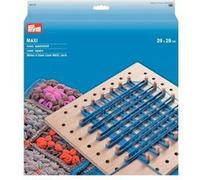 Prym Métier à tisser carré Loom MAXI – pour châles et écharpes – 29 x 29 cm – Beige