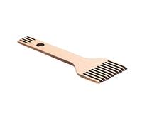 Métier à Tisser de Réparation, Peigne à Tisser, Peigne en Bois à Double extrémité, Brillante en Hêtre, Peigne à Franges, Outils Tressés, Conception Ergonomique, Métier