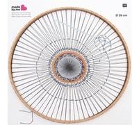 Métier à tisser rond avec fentes -(...) - Marron