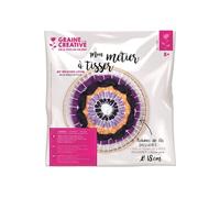 Metier A Tisser Rond Petit Format Mauve