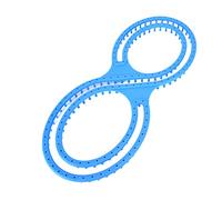 Métier à Tricoter 8, Kit Bleu avec des Aiguilles à Tricoter en Plastique en Forme de Suture au Crochet pour Bricolage, Couverture, Chaussettes, écharpe, Chapeau, Artisanat