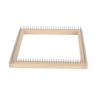 Métier à Tricoter en Bois, Planche à Tricoter Multifonctionnelle Fabriquée à la Main, Conception de Crochet, Tissage Durable, pour Adultes, la Plupart des Scènes (30 * 30 cm)