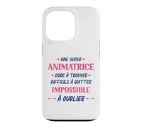 Métier Animatrice Qui déchire Super Animatrice Coque pour iPhone 13 Pro