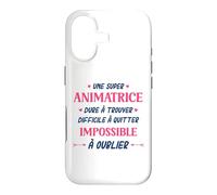 Métier Animatrice Qui déchire Super Animatrice Coque pour iPhone 17