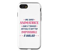 Métier Animatrice Qui déchire Super Animatrice Coque pour iPhone SE (2020) / 7/8