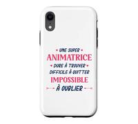 Métier Animatrice Qui déchire Super Animatrice Coque pour iPhone XR
