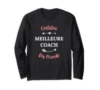 Métier Coaching Fille entraineuse Certifiée Meilleure Coach Manche Longue