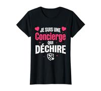 Métier Concierge Humour certifiée Meilleure Concierge T-Shirt