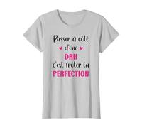 Métier Directrice ressources humaines Humour drh T-Shirt, Femme, Argent, XL