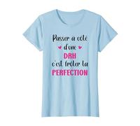 Métier Directrice ressources humaines Humour drh T-Shirt, Femme, Bleu Céleste, L