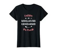 Métier Fille gendarmerie Certifiée Meilleure Gendarme T-Shirt