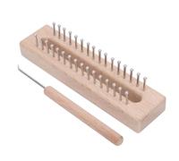 Métiers à tricoter rectangulaires, machine à tisser en bois à la main, jouet de tissage avec crochet coudé pour débutants et amateurs d'artisanat